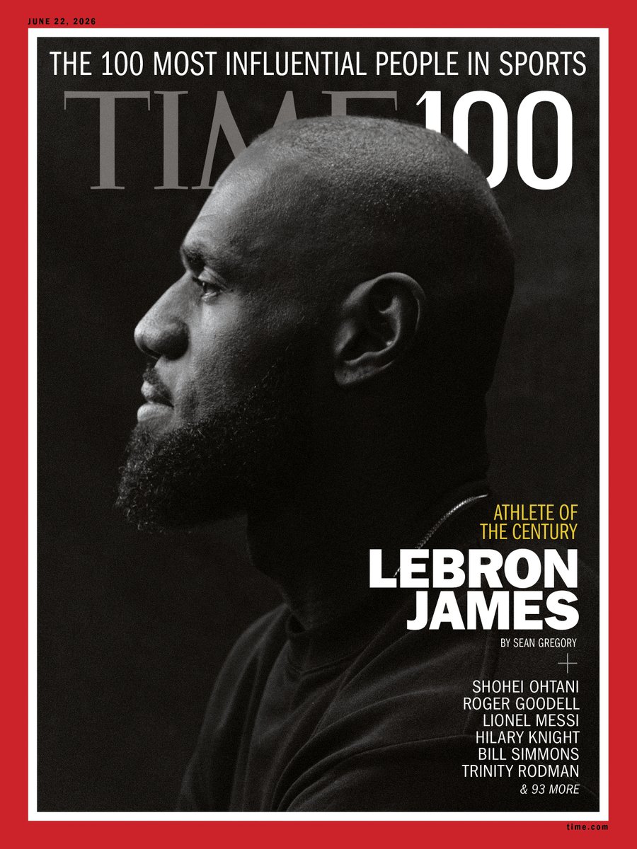 seanmgregory's tweet photo. On a monumental sports week -- NBA Finals, World Cup, UFC at White House -- @TIME has dropped our first ever TIME100 Sports package: the most influential people in the athletic world. @KingJames is on the cover. Our exclusive interview and story 

https://t.co/tPu7yodbRL https://t.co/8yN8J5FnKm
