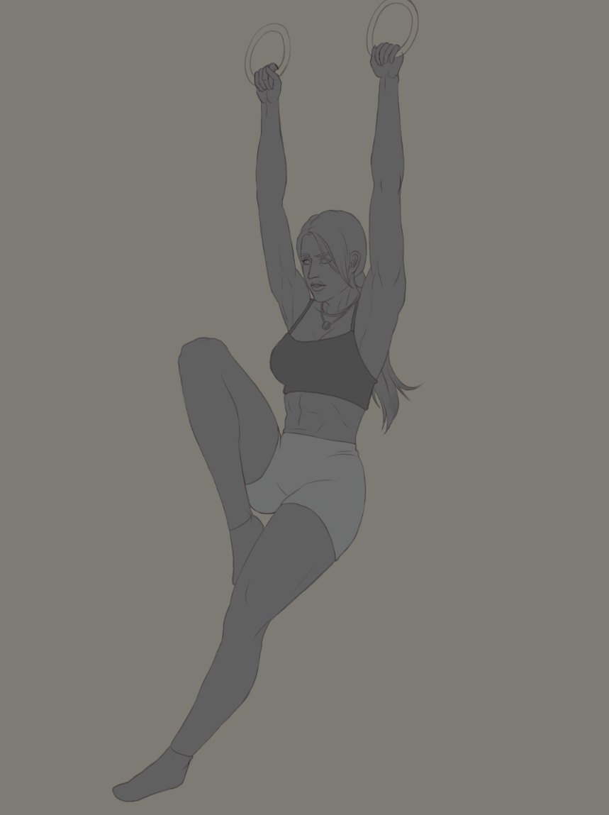 CozyCrawfish's tweet photo. #tombraider #wip https://t.co/9uHNzM230M