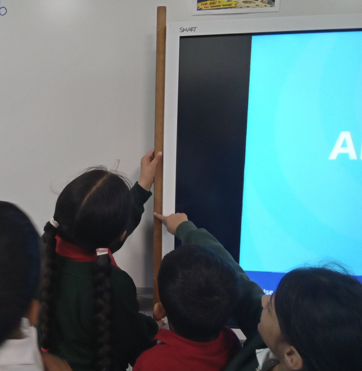MrsThomas21's tweet photo. In 2T we have moved onto the maths topic of measure. We have been measuring things in our classroom using a metre stick. We used a ruler yesterday to measure in centimetres. https://t.co/yM6XI2tYGN