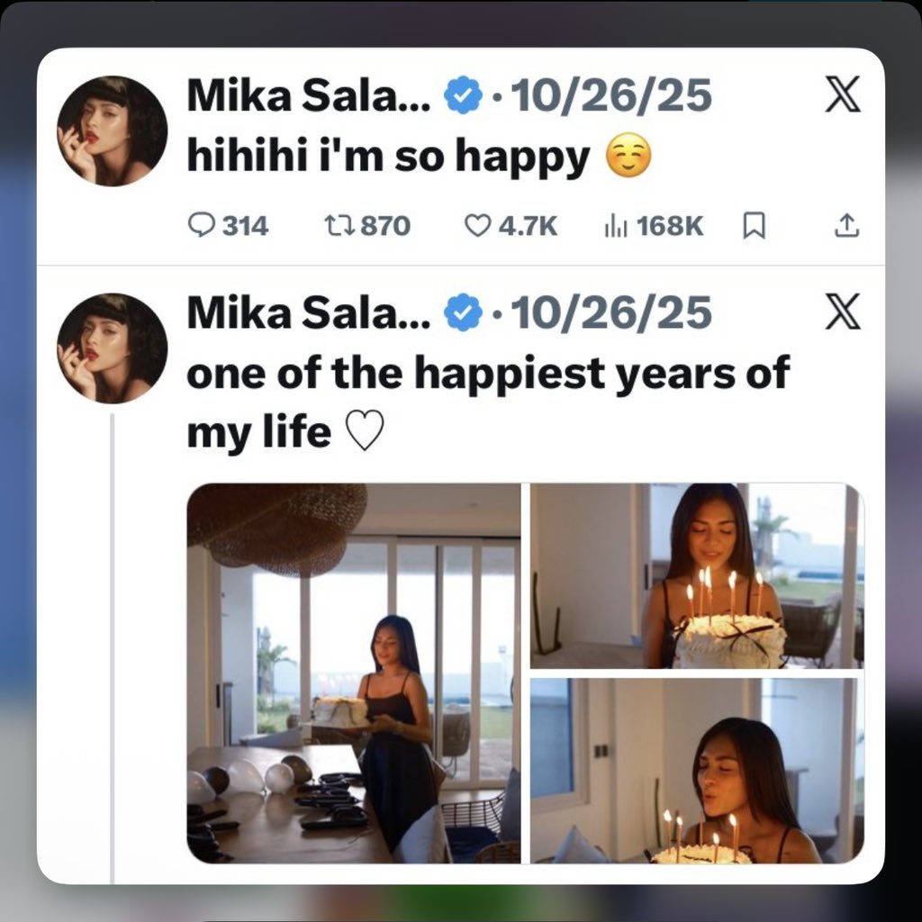 mustbemikbrent's tweet photo. so so dear to me, october twenty six.

GIOLUNA HEAVY HEARTS https://t.co/F0CFvNX6F3