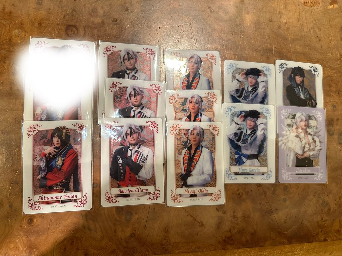nhtk19_'s tweet photo. 【交換】あくステ ランダムクリアカード クリカ

譲→ ★ベリアン×3、ミヤジ×3、ユーハン、バスティン、〇フルーレ×2、〇ケルビム

求→★ボスキ、ラムリ×1＞アモン、定価（〇のみ）

★はボスキとの交換のみ

本日劇場付近にて手渡し可能です。
お気軽にお声かけください。 https://t.co/Z1Vjxew2fa