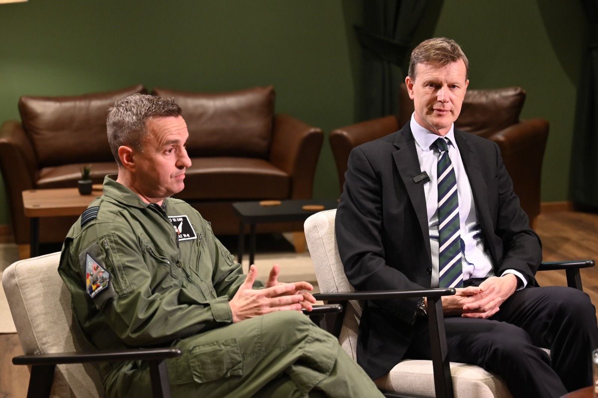 GilesPortman's tweet photo. Russia's intentions are clear: redraw the map of Europe by force, recreate spheres of influence, undermine the rules-based global order. My interview, also w/@RoyalAirForce Wg Cdr Daryl Wicks-Randy on @StirileTVR, discussing UK–RO coop &amp; regional security.
https://t.co/hS5ikYMi3F https://t.co/deNsywNfCA