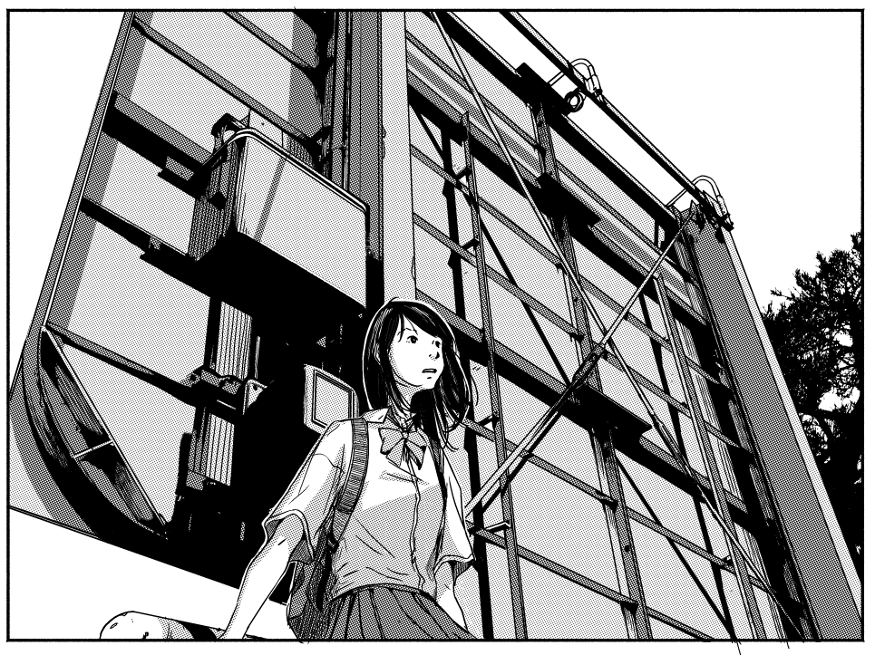 Take2exp's tweet photo. 2時間かかった。遅い。でも作業手順は決まってきた。
#漫画 #イラスト #背景 https://t.co/BFIVMfPy2i