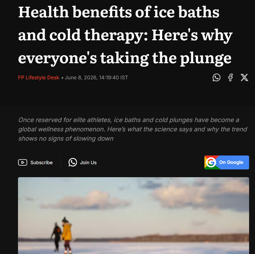 Siawritesfp's tweet photo. Please see my new article - benefit of cold therapy, cold-water immersion can help reduce post-workout muscle soreness, which explains its enduring popularity among athletes. https://t.co/LYYXSLmnIr
