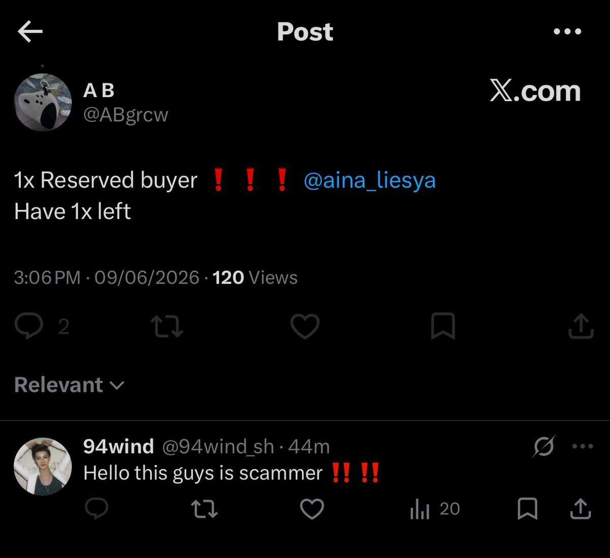 Farae_'s tweet photo. Hello, since I kena scam dengan dia alang-alang meh kita viral kannn!! #ExoinKL

Cakkkkk @ABgrcw @ABgrcw  later change your twitter name ahhh. Berapa banyak dah kau scam RM100 org? Dah cukup ke beli ticket return flight tu? Goodluck few year dpt cancer perut 🤗 https://t.co/5aAlOJTDlU