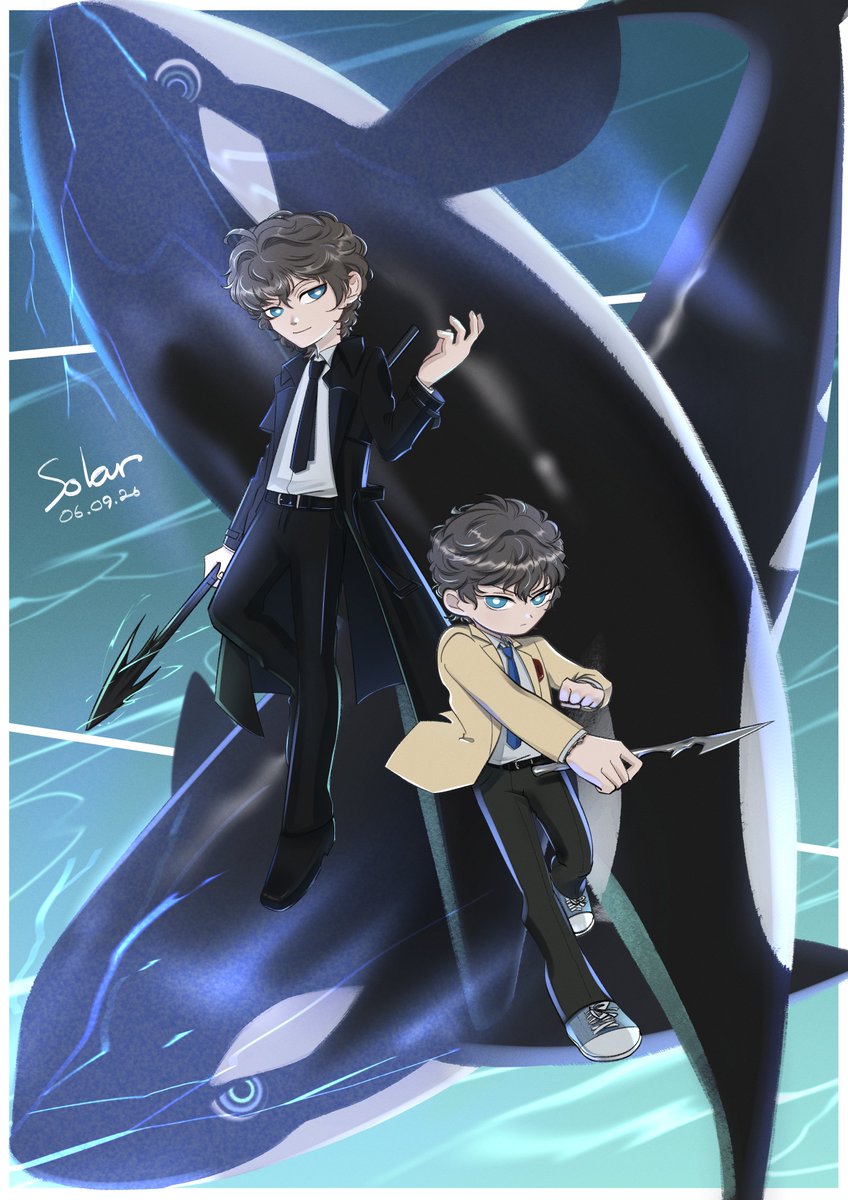 meimie_srsd's tweet photo. ⚠️oc content⚠️
#khroc
วันหยุดได้โอกาสเก็บงานวาดลิโอตอนอายุ 14 กับ 24 โดยมีลูก้ากับเรย์อยู่กันแบบครบฝูง สมเป็นวาฬจ่าฝูงแน้ว
ตอนวาดตัวละครวาดแบบตัดเส้น แต่พอวาดวาฬๆดันทับเส้น งานเลยออกมาคนละแนวเลยอะ5555
#ในความเป็นไปได้มากกว่าพันล้านรูปแบบไม่มีพาราเรลเวิร์ลไหนเลยที่ผมลงเอยกับคุณ https://t.co/zd0IcH8Xy2