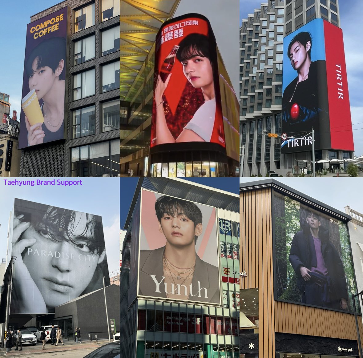 btskthv1230's tweet photo. When you possess the privilege of having The Most Handsome Man in the World as your Global Brand Ambassador, OF COURSE you’re going to plaster him all over the buildings! 

Kim Taehyung is the most perfect view! https://t.co/WHlrfKt9hI
