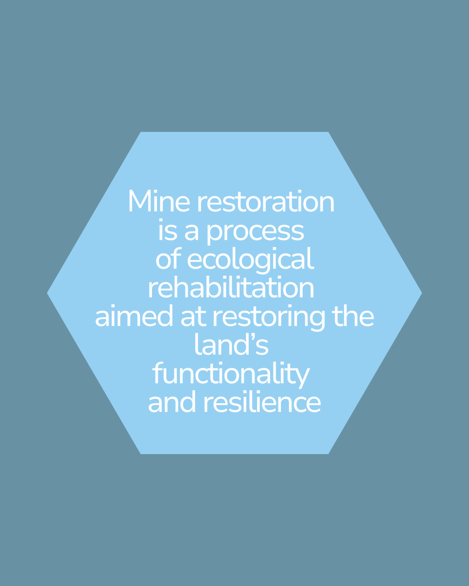 CIREMconference's tweet photo. 🌱Mine restoration isn’t an add-on: it’s planned from the very start of operations. The aim isn’t simply to leave behind a pretty landscape, but to ensure the ecosystem can function independently again https://t.co/LjG6QFXDeR #CIREM2026 #MineRestoration #ResponsibleMining https://t.co/Hhdc0zGrqM