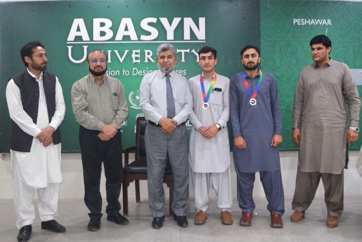 AUPofficial's tweet photo. Abasyn University Peshawar successfully organized the Winter Sports Gala 2026 Awards and Certificate Ceremony, recognizing the achievements and sportsmanship of its students. https://t.co/NOFbH4k9BC