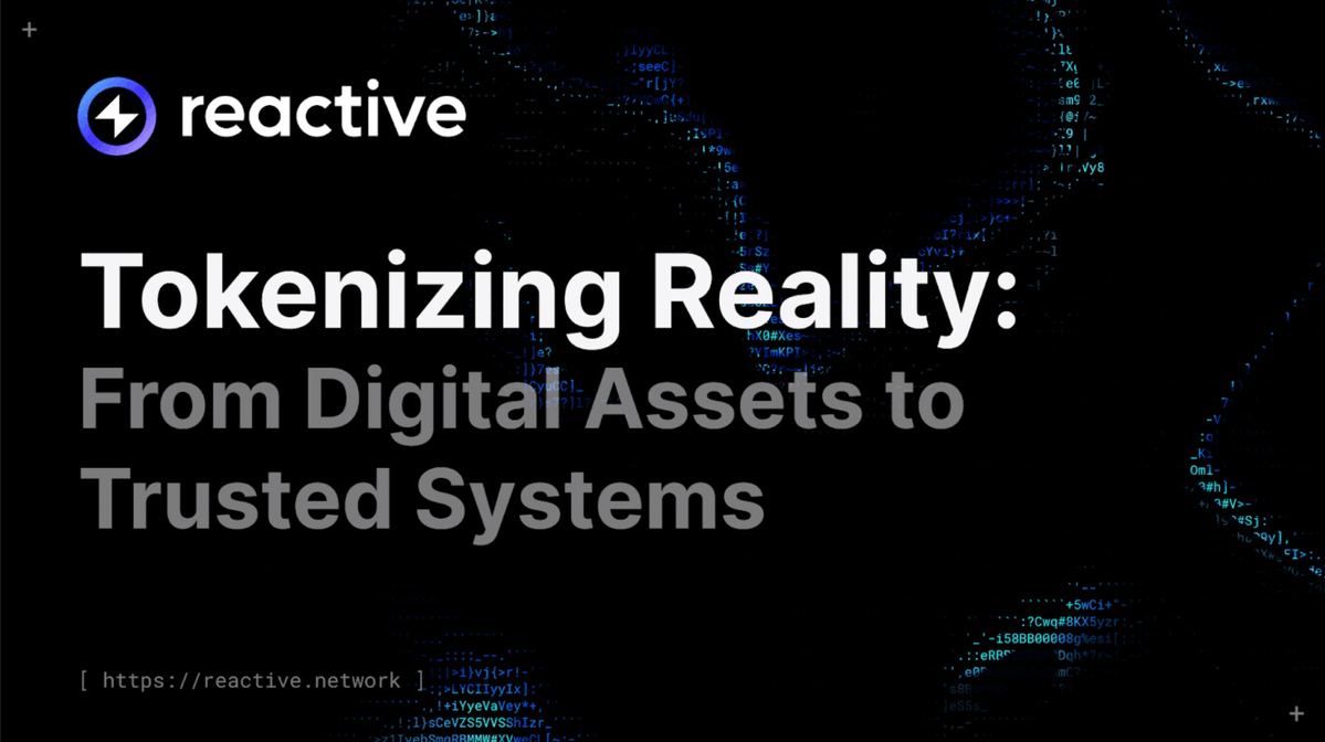 0xReactive's tweet photo. Reactive Contracts x RWA

Tokenized treasuries that auto-pay dividends the second invoice payments clear on any connected chain.

Compliance rails that freeze movement if a sanctions event hits anywhere.

Reactive Contracts make RWAs feel actually reactive to the real world! https://t.co/1k2DX88ojz