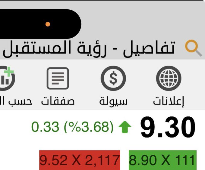 lolzidd's tweet photo. سهم رؤية المستقبل 9.30 🔥
سوق نمو
رمز 9632
إذا بتضارب يومي طنش
اقلها شهرى والله اعلم
ليست توصية شراء او بيع او احتفاظ https://t.co/KO5voKvXON