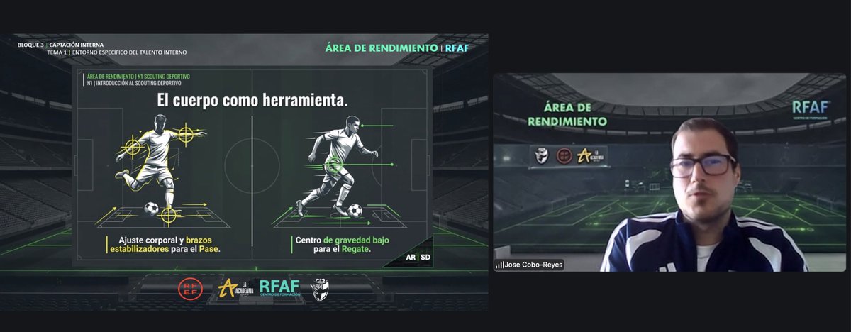 cedifa's tweet photo. ÁREA DE RENDIMIENTO |
Apuesta revolucionaria formativa de Cursos Propios diseñados y coordinados con sello @RFAF
♻️ PROFESOR | @josecoboreyes
☑️ Área de Rendimiento | Experiencia internacional
🛜 Nivel 1 | #ScoutingDeportivo
@rfef | @RFAF_CE https://t.co/W3vB0B9KPn