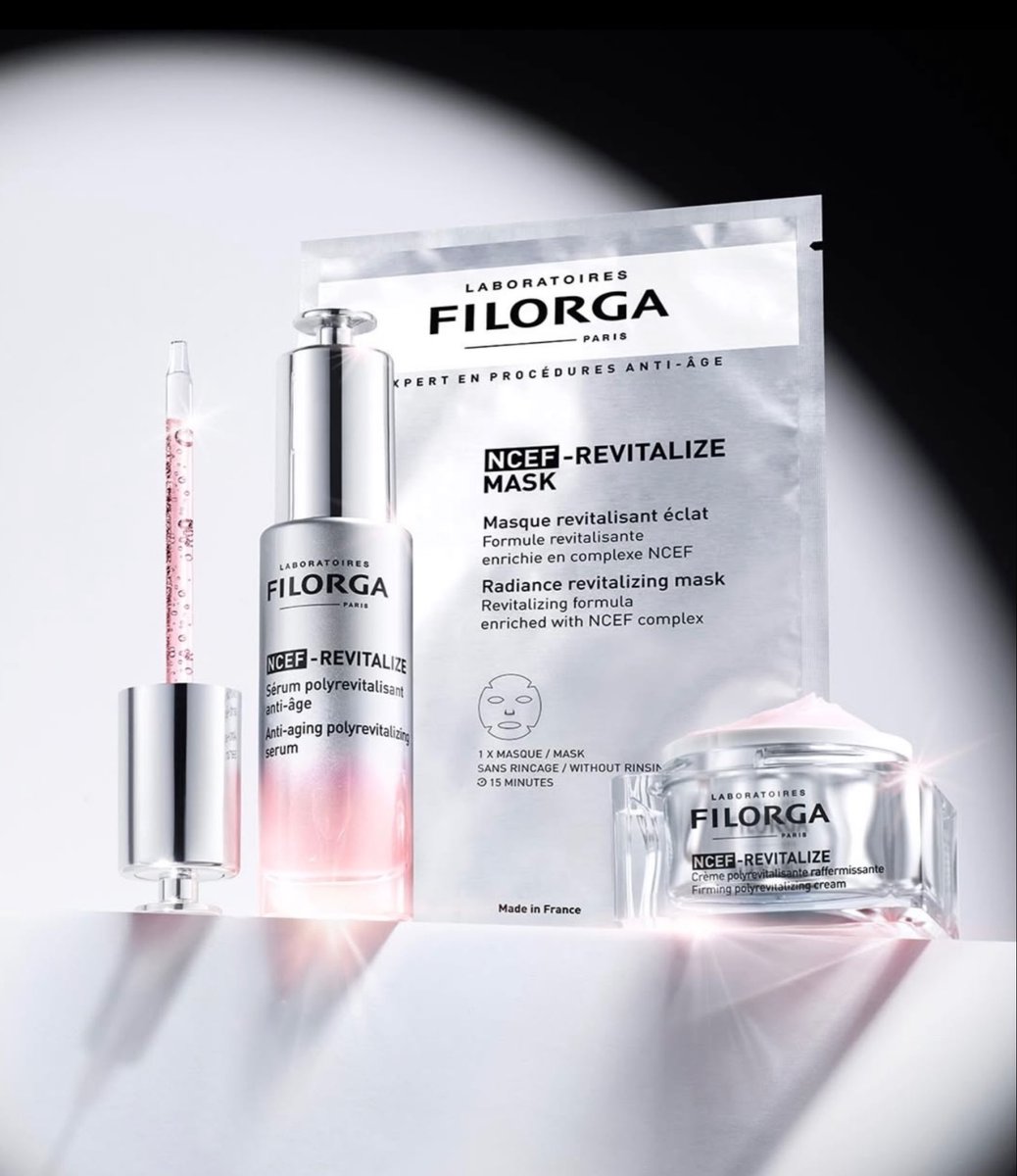 FilorgaSA's tweet photo. ✨ Meet the NCEF-REVITALIZE collection ✨

When your skin is in need of a reset. 

💗 NCEF-REVITALIZE Serum helps smooth, hydrate &amp; revive the skin
💗 NCEF-REVITALIZE Mask delivers an instant boost of radiance in just 15 minutes
💗 NCEF-REVITALIZE Cream helps firm &amp; nourish https://t.co/ulKrH76nGq