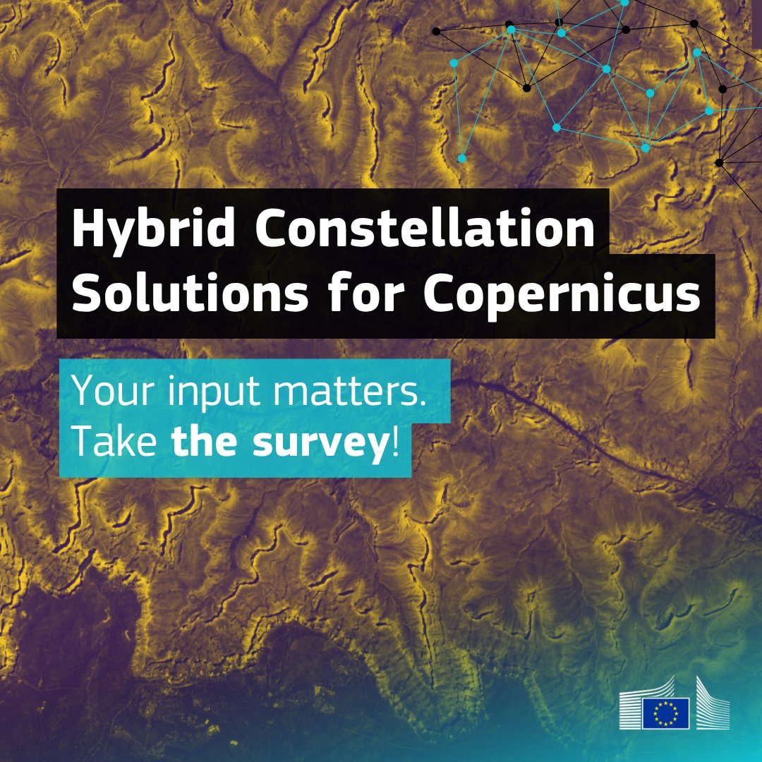defis_eu's tweet photo. 📢 We want to hear from the #EUSpace EO sector.
We are seeking input from startups, scale-ups & established companies on future EO capacities that could complement #CopernicusEU Sentinel missions.
🛰️ Learn more & share your insights: https://t.co/6NFk3K9ui0 https://t.co/zshHy0TGt7