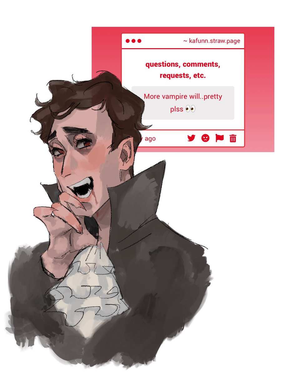 izuizu_11's tweet photo. AHHH THX FOR THE REQUEST I LOVE VAMPIRE WILL💕💕💕 there’s a vampire au i’ve been working on for a while…i hope i can share that some day<3 https://t.co/Ff6tAnNzlh