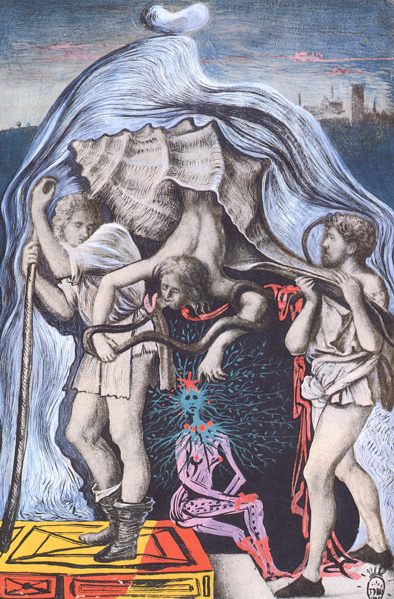 artist_dali's tweet photo. Metamorphosis of the Five Allegories of Giovanni Bellini, 1939 #artbots #dali https://t.co/vmFYIMVUi6