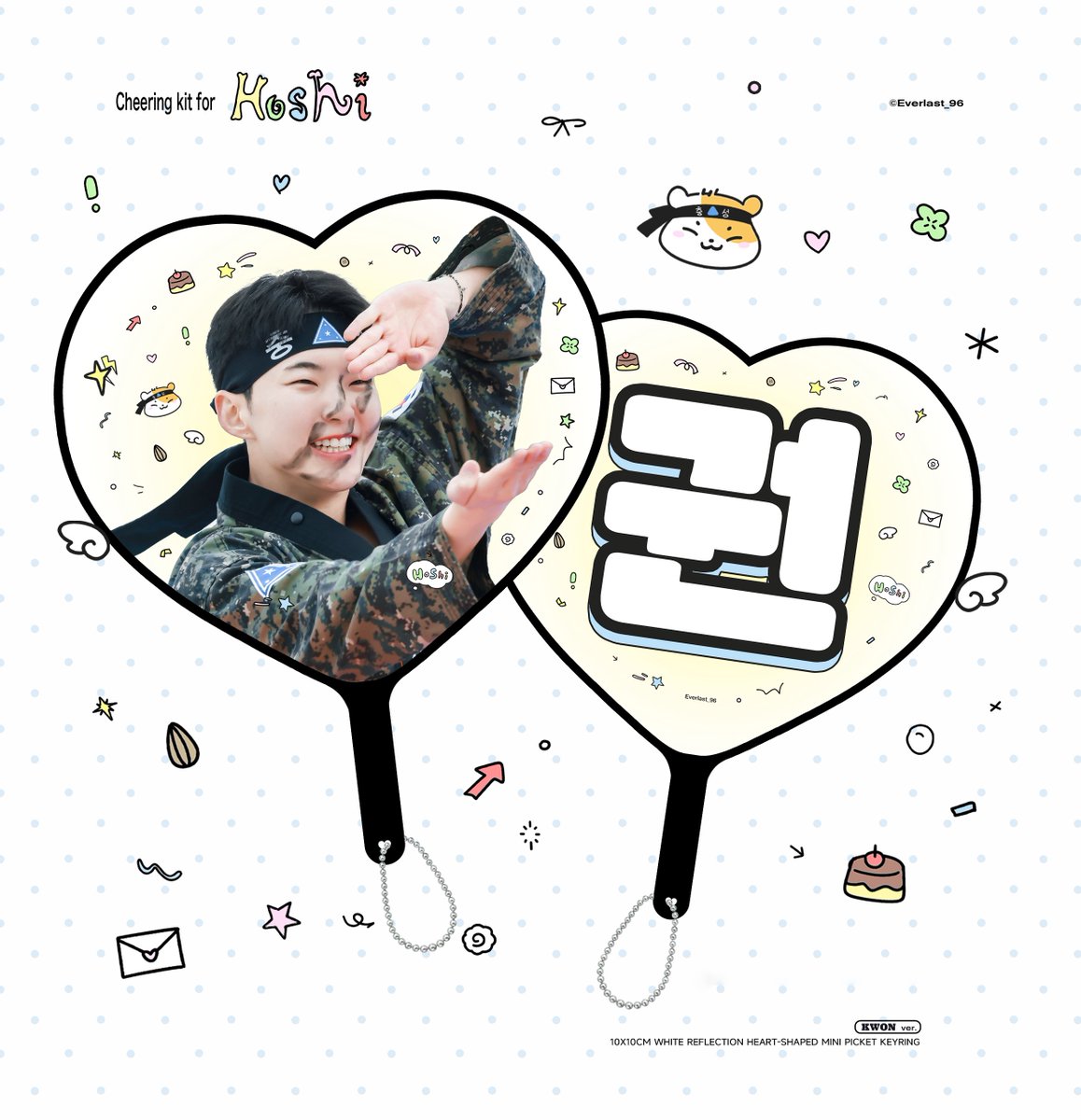 everlastksy_96's tweet photo. 🎀 Everlast - 2026 SVT 10TH FAN MEETING <SEVENTEEN in CARAT LAND> - Cheering Kit for Hoshi 

🌸 ~ 6/17 23:59 KST 
🔗 https://t.co/GCBUEZBUms
💌 Please DM for overseas G.O.

RT추첨 3분께 슬로건를 드립니다. 💞

#세븐틴 #SEVENTEEN #SVT #호시 #HOSHI #ホシ #순영 https://t.co/9W8QxMlB9T