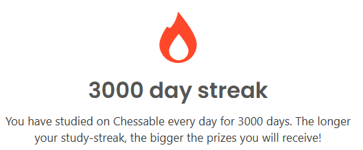 christilling's tweet photo. Yay me! @chessable If only my elo were so high ... https://t.co/7mHNpDucrG