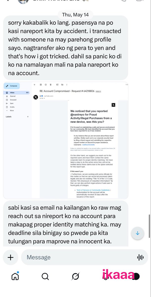 nanireyo's tweet photo. omg buti nabasa ko 'to huhu cuz i also experienced the same https://t.co/QzvJ4aSOd4