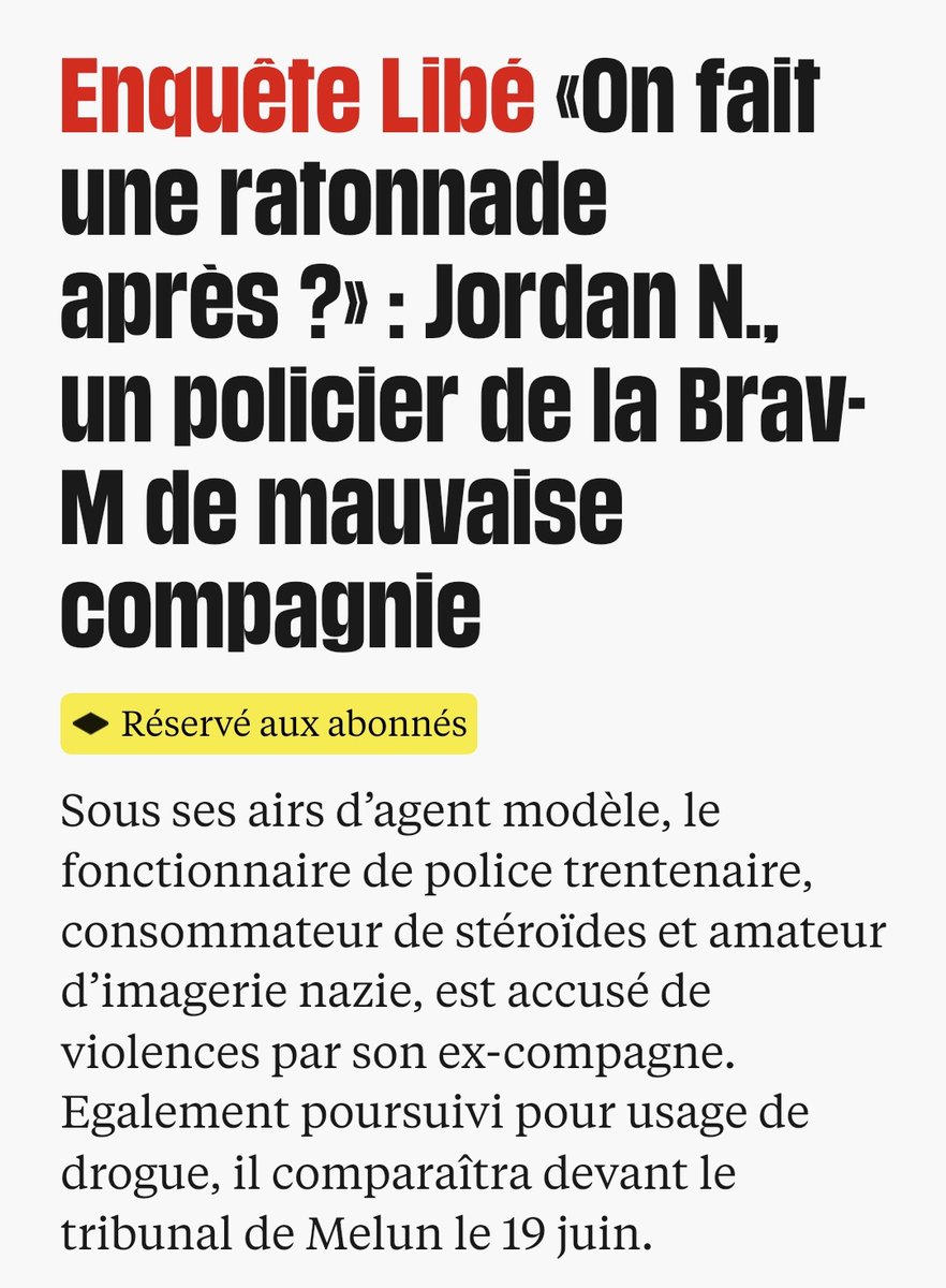 jdicajdisrien's tweet photo. Ah.
C'est le 23 294eme cas isolés d'un racisme pas du tout systémique dans la Police, faut pas généraliser, not all cops. https://t.co/zuXQQ0mpOE