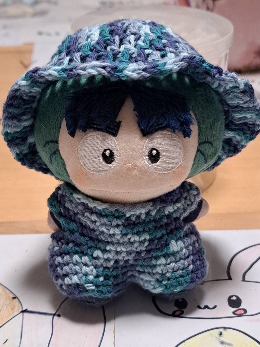 kkvg67's tweet photo. にゃにゃまつ先輩が可愛いことになってる😍❤️(帽子と服お揃いで作ったみたい😆) https://t.co/kPZJxlgJpI