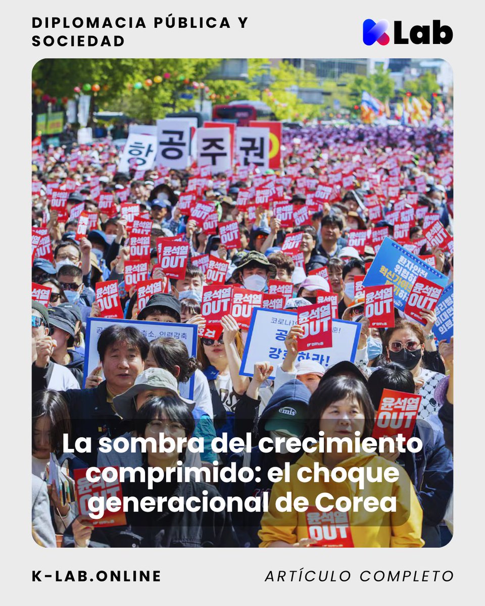 GregalUAB's tweet photo. 🇰🇷 Del milagro económico al choque generacional.
Corea del Sur ha crecido a una velocidad que ha creado generaciones con realidades radicalmente distintas. Hoy, esa brecha marca la política, la economía y la vida social del país.
👇 #KLab
https://t.co/H0ofWma9k8 @CasaAsia https://t.co/uMSfYXn7rp