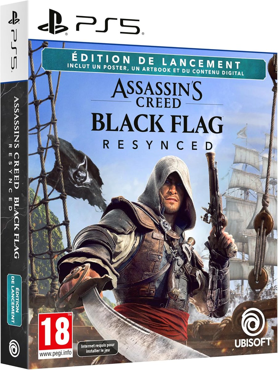 Dealabs's tweet photo. 🎮🏴‍☠️
Encore une préco à un excellent prix
AC Black Flag Resynced à 44,99€ 👇
➡️ https://t.co/Hhe8lMnuJv ⬅️ https://t.co/iyttHV9dSr