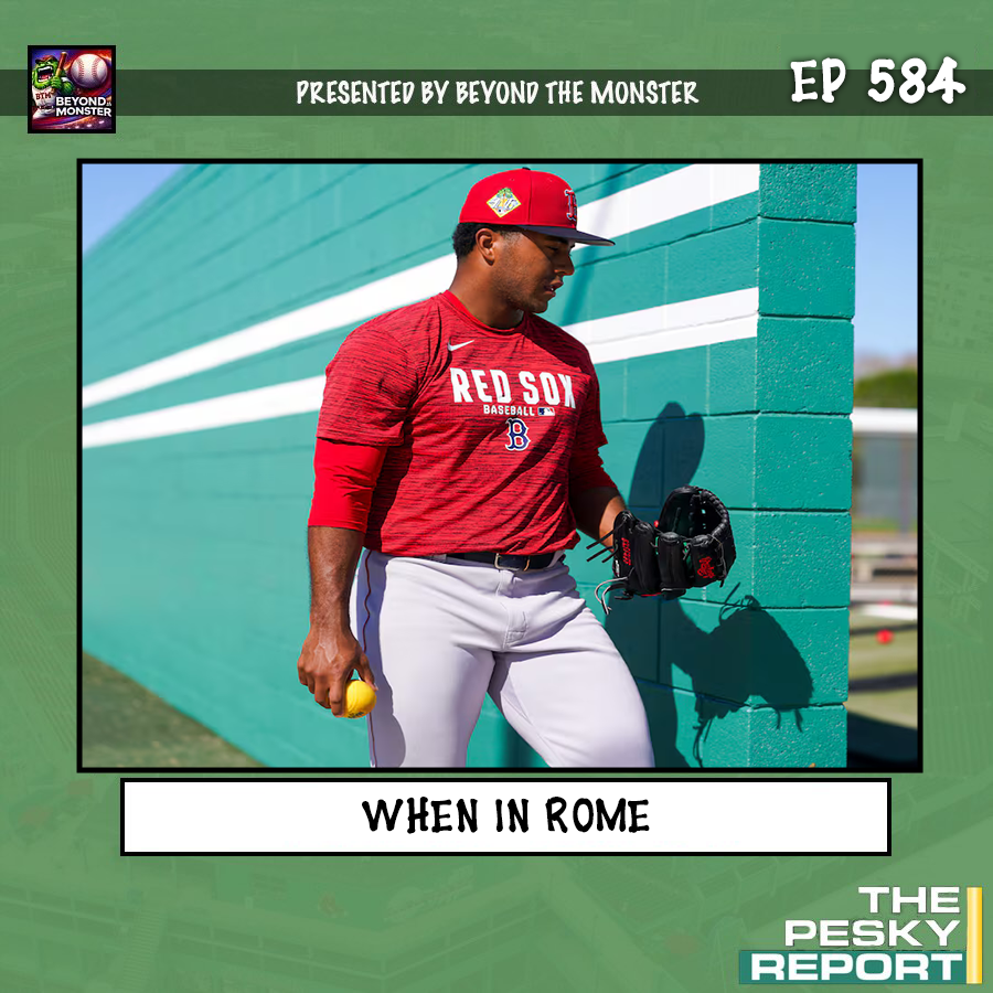 ThePeskyReport's tweet photo. 🚨Episode 584: When in Rome 🚨

⚾ Kyson Witherspoon’s Delivery
⚾ Gonzales and Arias
⚾ Derrik’s Worcester Trip
⚾ Salem’s Offensive’s Woes

@ibwaa
@TJStats
@beyondthemnstr

📻: https://t.co/3KlWEWFYlL
🟢: https://t.co/D0t0nkjeXN
🍎: https://t.co/gIoluz3cPB https://t.co/jFcuog6uqM