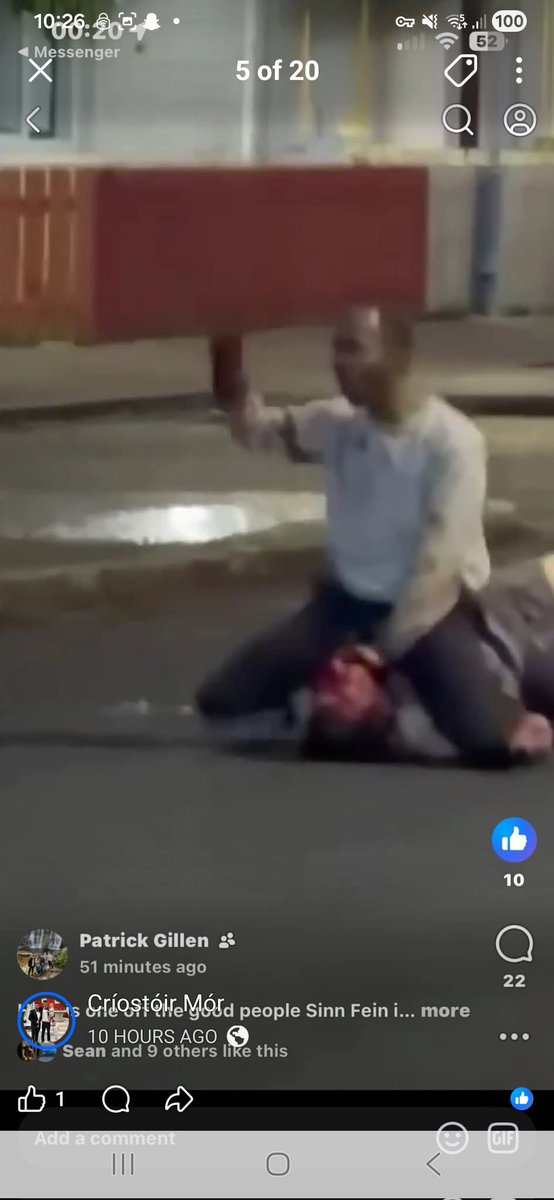 Graham1980jsd's tweet photo. What about this @TRobinsonNewEra  ,a beheading on the streets of Belfast, Lisburn Road,  don't need to say anything the pictures do that . The guy with the hurling bat is a hero https://t.co/560hYHkJNs