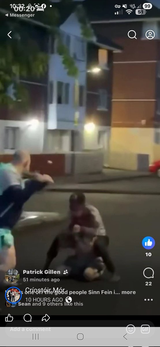 Graham1980jsd's tweet photo. What about this @TRobinsonNewEra  ,a beheading on the streets of Belfast, Lisburn Road,  don't need to say anything the pictures do that . The guy with the hurling bat is a hero https://t.co/560hYHkJNs