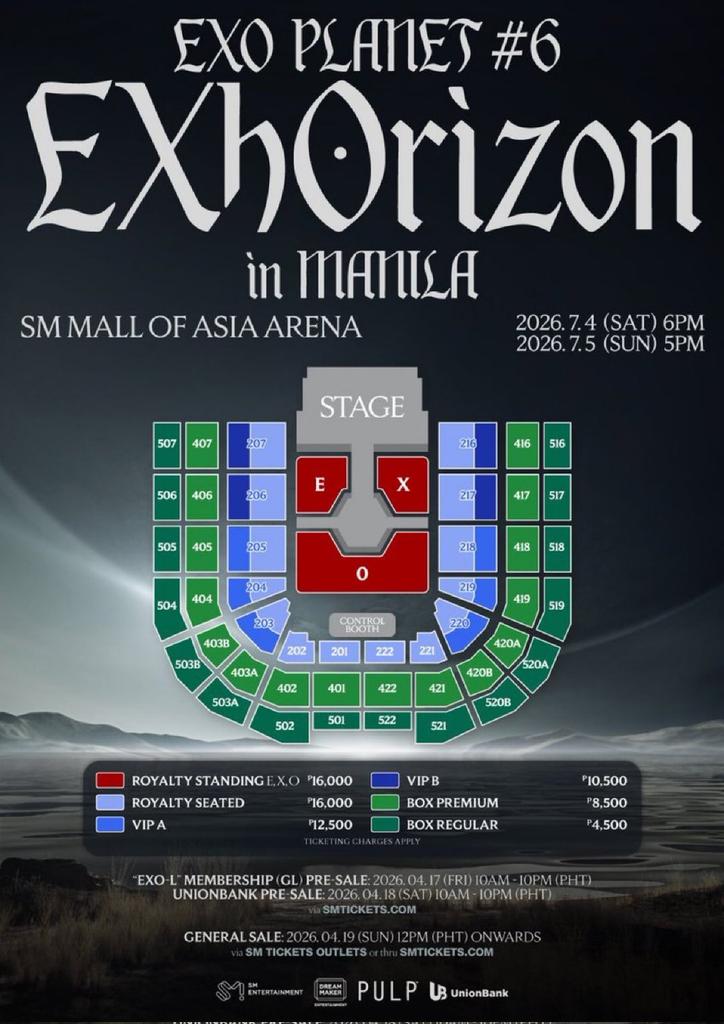 Cherupeter's tweet photo. #wts
TICKET ASSISTANT
EXO PLANET #6 - EXhOrizon IN MANILA

Available slots
2x Royalty standing 
2x Royalty seated
4x VIP A and VIP B

DM me now to buy

#EXOPLANET #EXhOrizon
#EXhOrizoninMANILA https://t.co/JrpJBuj5Fl