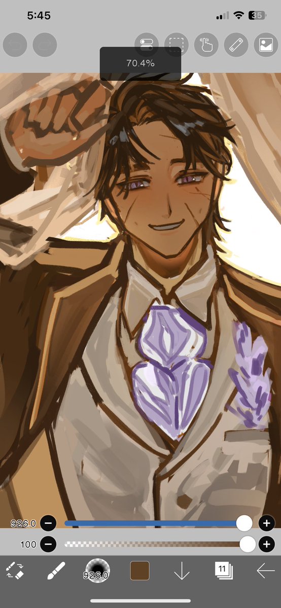 nazya_lantsov's tweet photo. good endih heathcliff wip 
#limbuscompany https://t.co/dSggwul7Lg