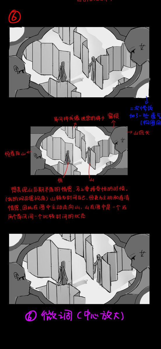 xfxxxt's tweet photo. メインOCの設定が充実しすぎて、構図が6つ出てきたー https://t.co/kKCJeYIkLP