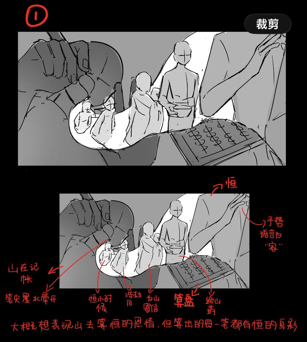 xfxxxt's tweet photo. メインOCの設定が充実しすぎて、構図が6つ出てきたー https://t.co/kKCJeYIkLP