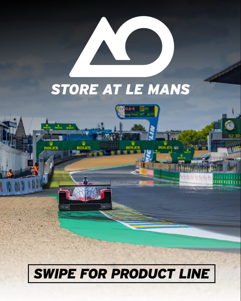 AORacingUSA's tweet photo. 🧵 2/3 Here’s a look at the items that will be available on site at #LeMans24 https://t.co/mgfvIKQgrf
