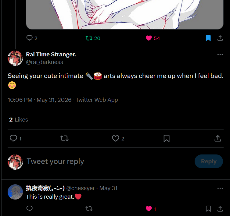 rai_darkness's tweet photo. @chessyer !!!!! Your ban has been lifted!!!! 
I can search your posts and also see replies and all!!! https://t.co/qoN05oOIgb