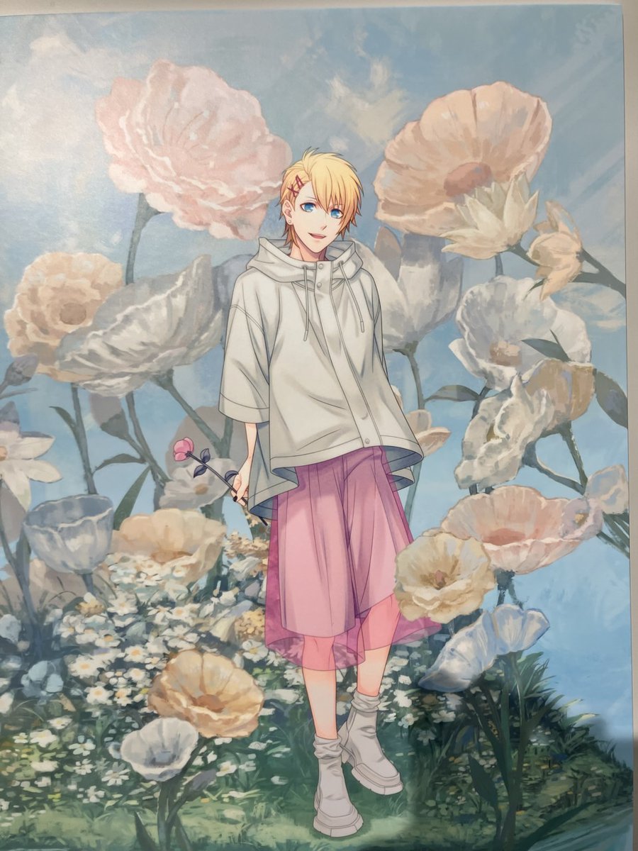 intentionblue's tweet photo. 私事ではありますが、う/た/プくんで知り合ったオタクの方と双方の推しの誕生日にパートナーシップを結んでまいりました！めちゃくちゃ気が合って遠慮なく過ごせる家族のような方です！これからも推し活も続けつつ、パートナーとも楽しい毎日を過ごします！服は推しの概念コーデ🩷💛 https://t.co/mz8DIWdHEq