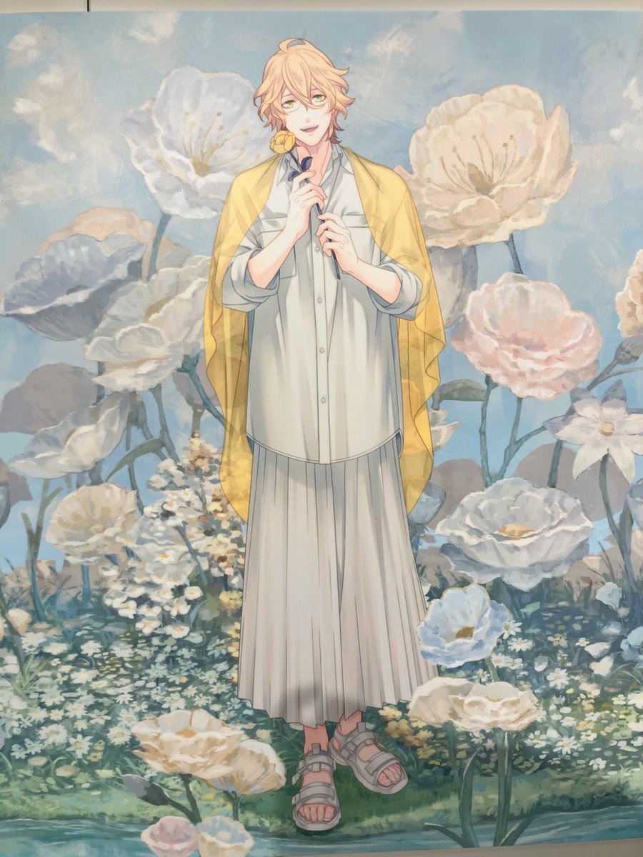 intentionblue's tweet photo. 私事ではありますが、う/た/プくんで知り合ったオタクの方と双方の推しの誕生日にパートナーシップを結んでまいりました！めちゃくちゃ気が合って遠慮なく過ごせる家族のような方です！これからも推し活も続けつつ、パートナーとも楽しい毎日を過ごします！服は推しの概念コーデ🩷💛 https://t.co/mz8DIWdHEq