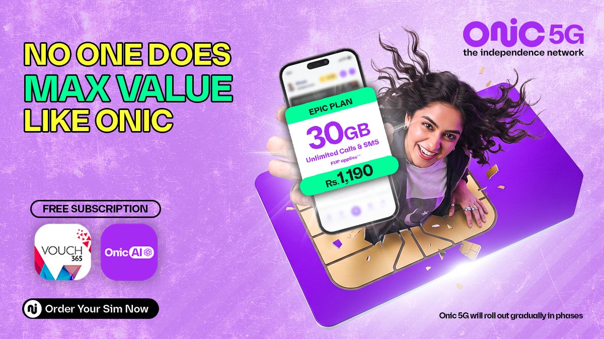 Onic 5G tweet media