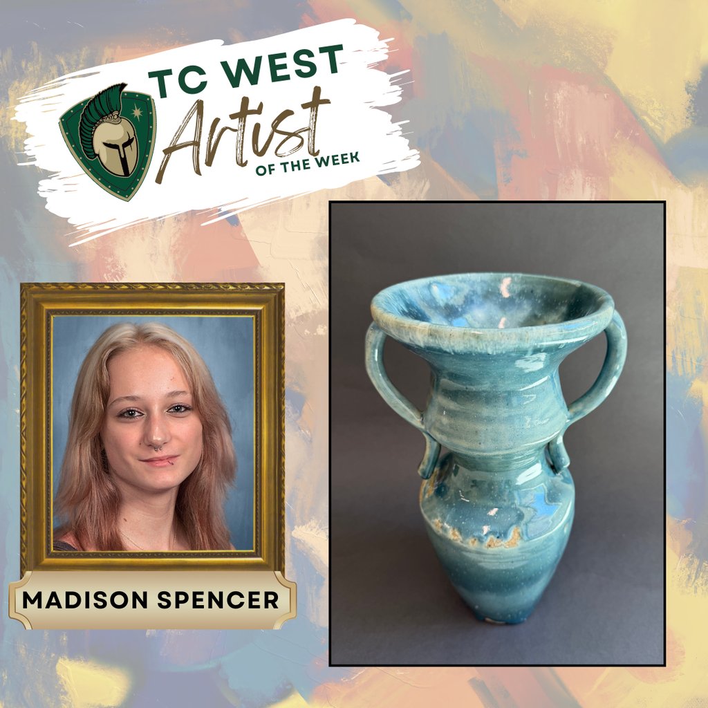 TCWSHTitans's tweet photo. Congrats to our June 5th Visual Arts department Artist of the Week! https://t.co/vl2KoAC9VG