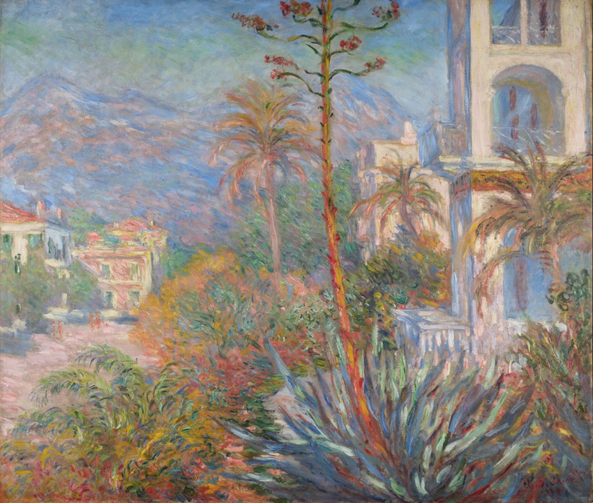 martinis2018's tweet photo. Claude Monet (Peintre impressionniste français 1840-1926)
- Les Villas à Bordighera, 1884, huile sur toile, 116 × 136 cm (Musée d'Orsay, Paris).
Fasciné par la nature de cette région du nord de l'Italie,  Monet peint ici, le jardin de M. Moreno, "une pure féerie" écrivait-il... https://t.co/jFYSPl2szo