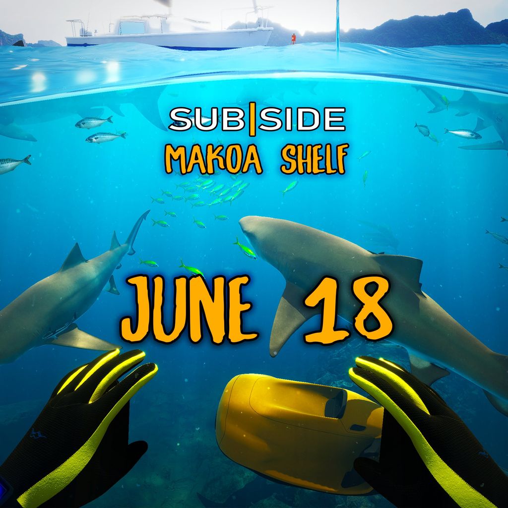 vrgamesshowcase's tweet photo. 🌊 Subside DLC launches June 18 🌊 

🌍 Largest game area yet
🦈 New creatures to discover 
⁉️ Two bonus areas to unlock 
🥽 Available on PS VR2 &amp; PC VR

Steam: https://t.co/Nw2OI2OiX3 
PS VR2: https://t.co/86au4f73EW https://t.co/D5fmacLdcM
