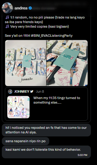 johnreynico's tweet photo. Hindi ko alam kung anong demolition job ang ginagawa n'yo, pero sana naman hindi kayo masyadong halata🫢

Masyado bang maganda para sabihin niyong AI? Jusme.

Relax lang kayo. Hindi rin naman kayo mabibigyan.

The reference:                              The comments: https://t.co/QwSwLzpgFu