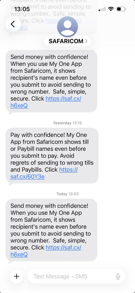 wickeybleeze's tweet photo. Hey @safaricom_care Do I have to receive this message everytime I transact. I have already download the app like 3 months ago👀 https://t.co/4245X8003y