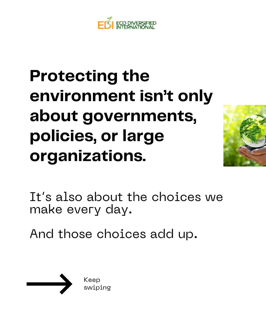 EcoNetworkNG's tweet photo. Our environment is shaped by the habits we practice every day.

From how we dispose of waste to how we consume resources, our daily choices have a lasting impact on the world around us.

As we reflect on World Environment Day, let's remember the environment is our responsibility. https://t.co/2ow3E1I8ao