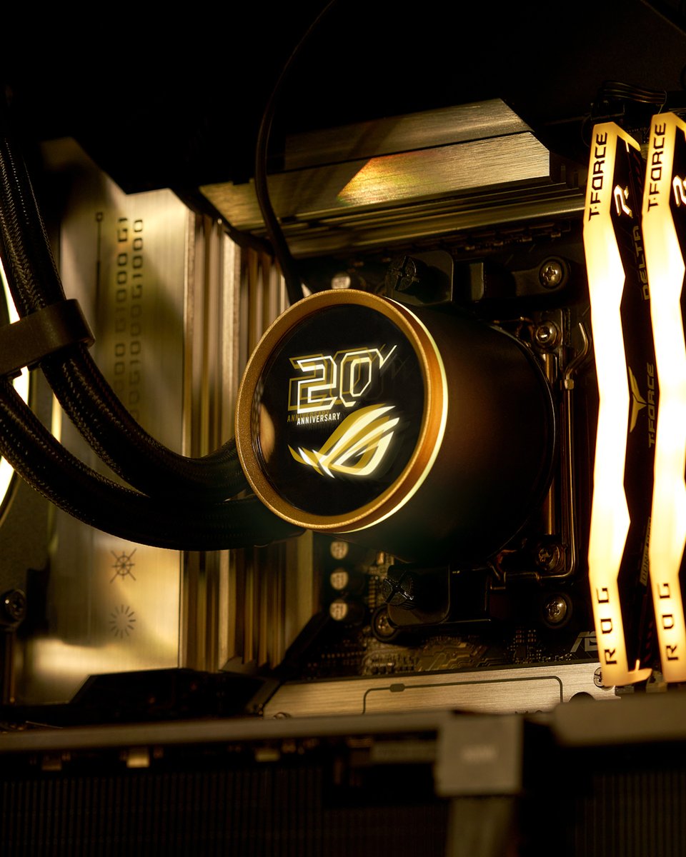 ASUS_ROG's tweet photo. ROG G1000 20 is your own personalized badge of elite status—no two chassis are alike.

Honor the legacy: https://t.co/rV4cAMmufz

#G1000Edition20
#BuiltToBeSeen https://t.co/0V5wFlc9rY