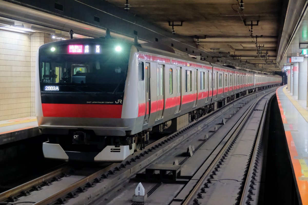 JE05T16's tweet photo. ｹﾖY553+F53編成がバイバイキンするようで👋
正直記録とか普通にサボっててコンデジ時代のカットの方が多い🥲 https://t.co/pTPOuZN0Bj