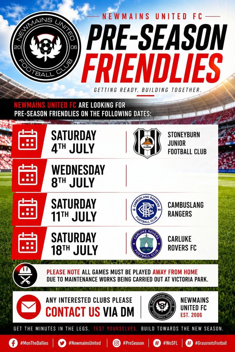 Newmains United Community FC tweet media