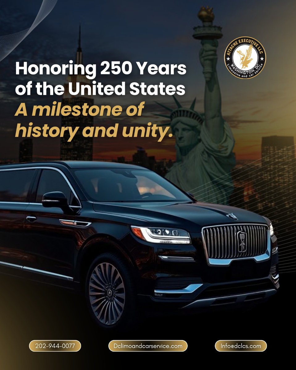 DClimocarservic's tweet photo. This year marks 250 years of the United States of America.
A moment to reflect on the nation’s history, progress, and the people who continue to shape its future. From Washington DC to every corner of the country, this milestone stands as a reminder of resilience.
.
#US250years https://t.co/jmIBvZ3caO