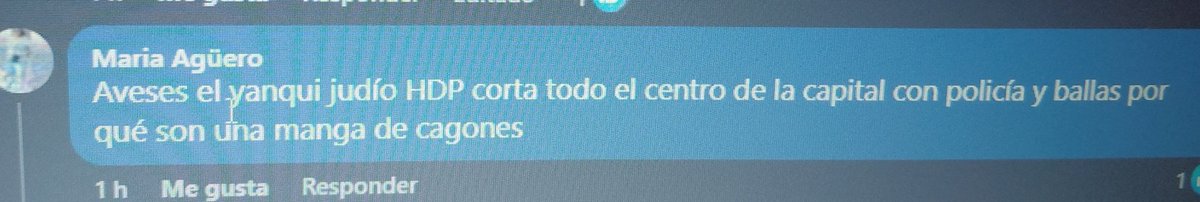 SebiQuintero's tweet photo. @DAIAArgentina hola buenos días. Felicidades por su aniversario. Nunca cambien. Acá hay una chica con un comentario antisemita y bien desubicado. Espero que ustedes logren aplicar el peso de la ley.

Saludos cordiales https://t.co/rz3bSzGCpP